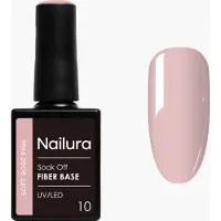Nailura Base De Vernis à Ongles Fiber Base Soft Rose Pink 10 Ml
