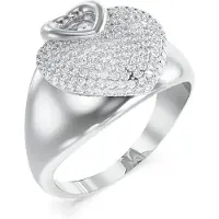 GUESS Crazy In Love Ring Argenté 54 Femme