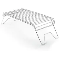 GSI Campfire Grill With Folding Legs Argenté