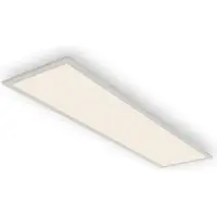 Briloner LED Sensor Panel LEUCHTEN PIATTO, 38 W, 4100 lm, IP20, blanc, plastique-métal, 119,5 x 29,5 x 4,9 cm