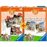 Ravensburger Puzzle 3 Puzzles + Mémoire - 44 Chats - 25 pièces