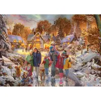 Gibsons , le charme des puzzles anciens Puzzle Promenade du lendemain de Noël - 500 à 999 pièces