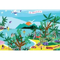 Pièce Rapportée Puzzle La Réunion Lé La - 1000 pièces