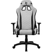 AROZZI Avanti Soft Fabric Chaise Gaming - Gris clair