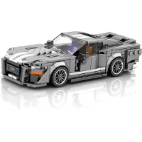 ReoBrix 682 Voiture de sport à l'échelle 1:24, modèle à assembler, 476 pièces avec portes
