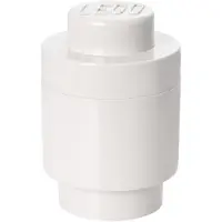 LEGO - Boite ronde blanche 1 plot - 40301735