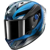 Shark Casque Shark Aeron Mekarium, argent/bleu, M (57/58)