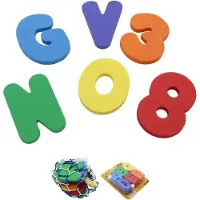 Softee Ensemble Lettres Et Chiffres En Mousse Multicolore