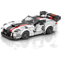 ReoBrix 683 Voiture de sport à l'échelle 1:24, modèle à assembler, 419 pièces avec portes