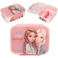 Topmodel DEPESCHE Brotdose Dots rosa, Lunch box, Rose