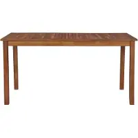 vidaXL Table de jardin 150x90x74 cm acacia massif