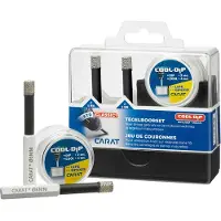 Carat ETDC88CA26 Foret À Carreaux 8 Mm - 2 Pièces + Lubrifiant