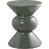 Ebuy24 Iben table basse table d’angle Ø34 cm vert.