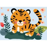 Bluebird Puzzle Le Bébé Tigre - 12 pièces puzzle enfant