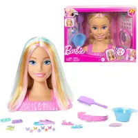 Barbie Blonde Fashionista Bust Rose Enfants