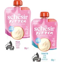 Schesir Kitten Pouch Crème - Poulet - 20 x 150 g