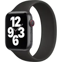 Apple Bracelet Silicone Solo pour Watch | 44/45/46/49 mm - Taille 5 - Noir