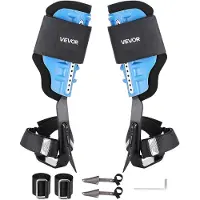 Vevor Griffe Élagage Charge 159 kg Grimpette Élagage Hauteur Réglable 39-44 cm Crampons d'Escalade d'Arbres Éperons Escalade Acier Arboriste pour Cueillette de Fruits