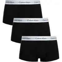 Calvin Klein Jeans Boxers LOW RISE TRUNK 3PK X3 hommes - Noir - EU XS