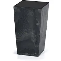 Deuba Pot de fleurs style Béton 26L Anthracite