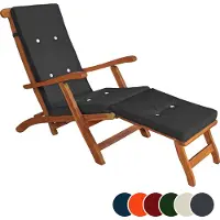 Detex Coussin pour chaise longue anthracite 184,5 cm