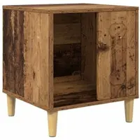 vidaXL Niche pour chien Vieux bois 44 x 42 x 49 cm Bois composite