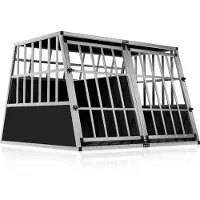 Cadoca Cage de transport pour chiens aluminium XXL 97x90x70cm