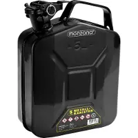 Monzana Jerrican essence en métal noir 5L