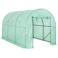 Gardebruk Serre de jardin tunnel 350x200x200cm bâche polyéthylène
