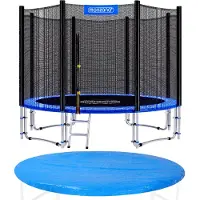 Monzana Trampoline Ø305cm avec filet de sécurité TÜV SÜD GS Couverture