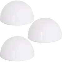 Monzana Lampes solaires LED semi-circulaires - Lot de 3 - Jardin - Éclairage de jardin