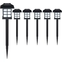 Monzana Set de 6x lampes solaires LED lumière pour jardin