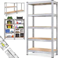 Monzana Étagère charge lourde 170x75x30cm - 350kg max