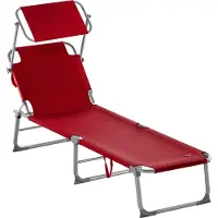 Casaria Bain de soleil Hawaii 193x60x30cm