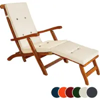 Detex Coussin pour chaise longue 184,5 cm crème
