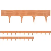 Deuba 15,6m Bordure de jardin terre cuite