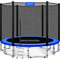 Monzana Trampoline 427cm jardin et extérieur avec filet et échelle