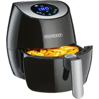 Monzana Air fryer 9en1 noire 1500W 3,6L écran digital