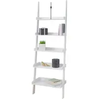 Casaria Étagère murale style échelle - 5 tablettes - 180 cm