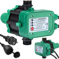 Monzana Controleur de pression pour pompe - Pressostat 10 bar avec câble