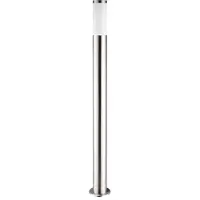 Monzana Lampadaire moderne Ivy argent en acier inoxydable