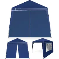 Casaria Pavillon capri bleue 3x3m pliabe et 2x parois latérales
