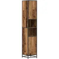 vidaXL Ensemble de meubles de salle de bain en vieux bois 35 x 37,5 x 188,5 cm Matériau dérivé du bois