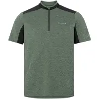 Vaude Tamaro Iv Half Zip Short Sleeve T-shirt Vert L Homme