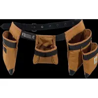 Carhartt Werkzeuggürtel mit 7 Taschen, Braun