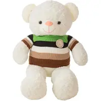 Creaciones Llopis Nounours En Jersey à Rayures 100 Cm