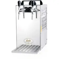 Ich-zapfe Tireuse à bière Kontakt 70/K, machine à bière avec pompe à membrane à 2 lignes, 90 litres/heure, professional