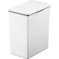EKO Poubelle avec couvercle rabattable Morandi Touch Bin 20 l blanc
