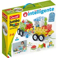 Quercetti Jumbo Peggy Vehicles Jeux de construction pour enfants
