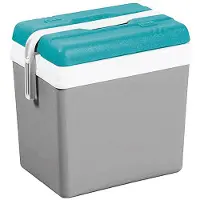 Eda Plastiques EDA 019761 G/B.LA Glacière EDA, plastique, 24 litres, gris / bleu lagon
